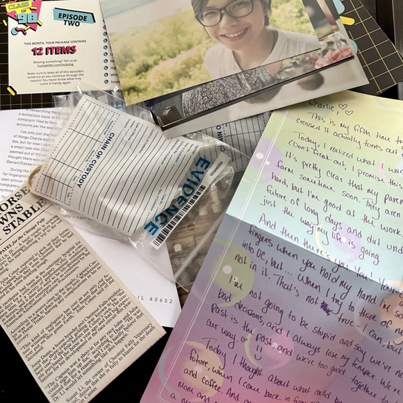 Hunt a Killer Class of 98 Murder Mystery Game solve puzzles and catch the killer - Picture 5 of 10